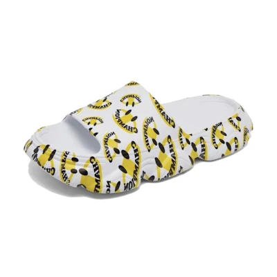 Champion Meloso Squish Smile Slide 'White Yellow'