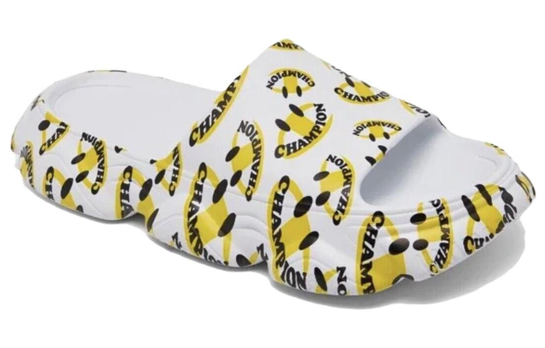 Order Champion Meloso Squish Smile Ciabatte ''Bianco Giallo'' CP102209M
