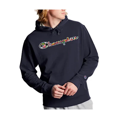 Champion Navy Fleece Hoodie Unisex US Version GF89H-586198-Navy