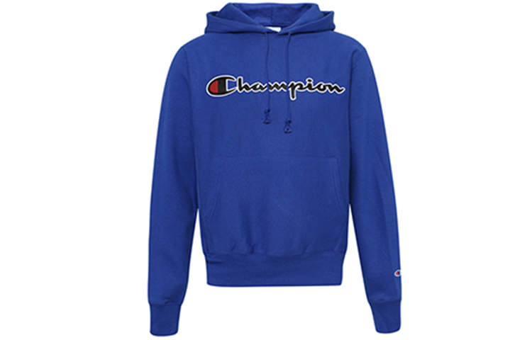 Champion Oversized Sweatshirt with Logo & Front Pocket Blue (US Version) GF68-Y07471-18