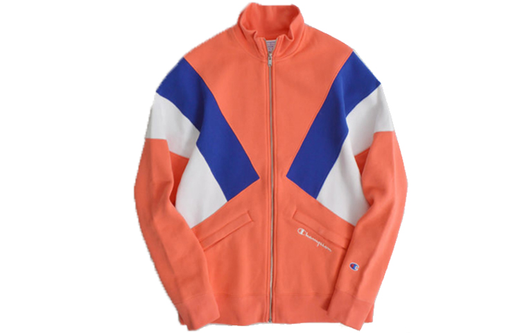 Champion Patchwork Embroidered Cotton Jacket Unisex Watermelon Red (US Edition) V5068-549948-LF0