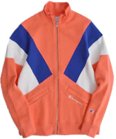 Champion Patchwork Embroidered Cotton Jacket Unisex Watermelon Red (US Edition) V5068-549948-LF0 Champion Patchwork Embroidered Cotton Jacket Unisex Watermelon Red (US Edition) V5068-549948-LF0