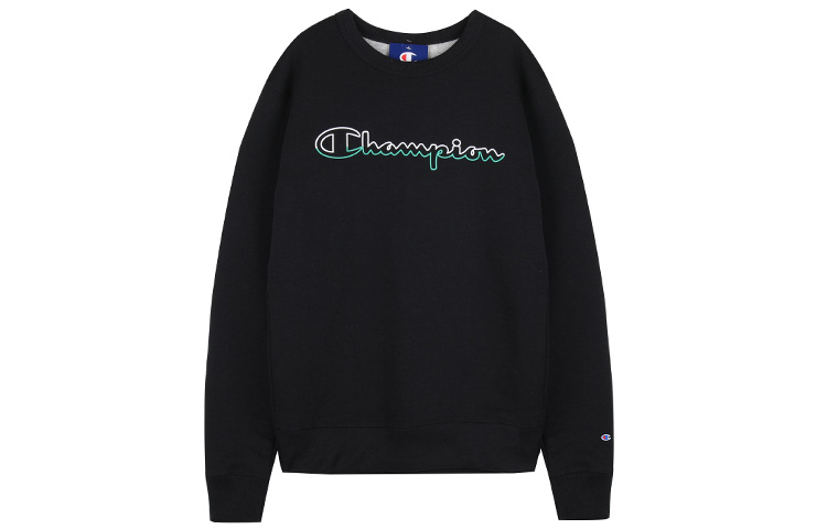 Champion Phantom Grass Script Logo Fleece Sweatshirt Unisex Black (US Version) GF88H-Y08126-BKC