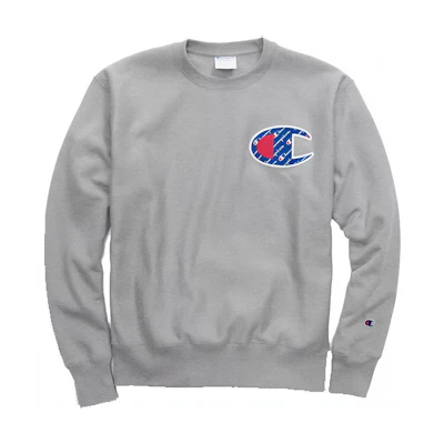 Champion Plain Crewneck Pullover Sweatshirt Unisex Grey (US Version) GF70Y07472-03