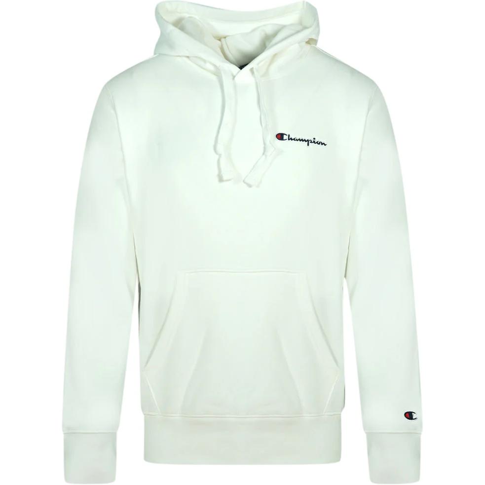 Champion Plain Logo Badge Hoodie - White 215930-WW001