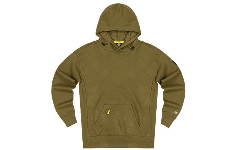 Champion Plain Oversized Fleece Hoodie Winter Deep Green EM-SSW05-M803