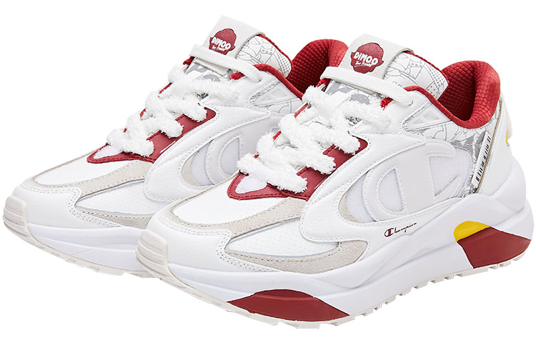 Champion POP MART Retro Sports 'Colorblock Dad Shoe Red' 圖 3