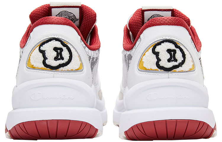 Champion POP MART Retro Sports 'Colorblock Dad Shoe Red' 圖 4