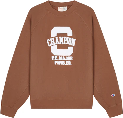 Champion Premium Fleece Letter Print Unisex Crewneck Sweatshirt - European Fit EM-YSW21 Buy Champion Premium Fleece Letter Print Unisex Crewneck Sweatshirt - European Fit EM-YSW21