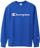 Champion Printed Crewneck Pullover Sweatshirt Unisex - Royal Blue C3-Q002-327 Champion Printed Crewneck Pullover Sweatshirt Unisex - Royal Blue C3-Q002-327