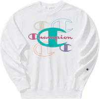 Champion Printed Logo Colorblock Pullover Sweatshirt Japan Edition Unisex C3-U018 Champion Printed Logo Colorblock Pullover Sweatshirt Japan Edition Unisex C3-U018