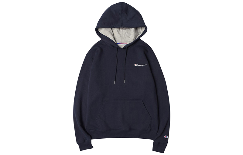 Champion Printed Logo Hoodie Sweatshirt Unisex Couples Style GF89H-Y08160-01BLU