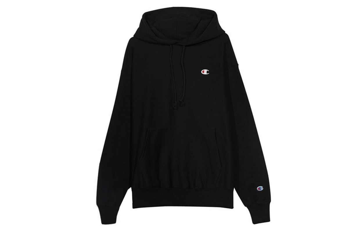 Champion Pullover Embroidered Logo Sweatshirt Black (US Version) - GF68-Y06145-001