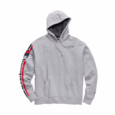 Champion Pullover Hoodie Light Grey Unisex Casual & Comfortable US Version GF89H-Y07975-1IC