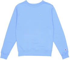 Champion Pullover Oversized Crewneck Sweatshirt Unisex Light Blue S0888-407D55-K7P Champion Pullover Oversized Crewneck Sweatshirt Unisex Light Blue S0888-407D55-K7P