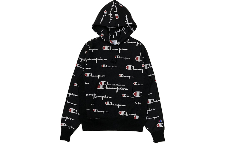 Champion Pullover Premium Print Logo Hoodie Unisex S2974-8S+