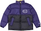 Order 冠军 紫色拼接羽绒夹克 C3-S607-M950