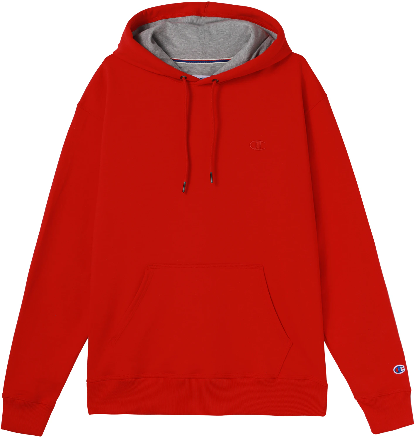 champion-red-fleece-hoodie-unisex-couple-s-edition-with-chest-and-sleeve-logo-s0889-407-d55-w3-j