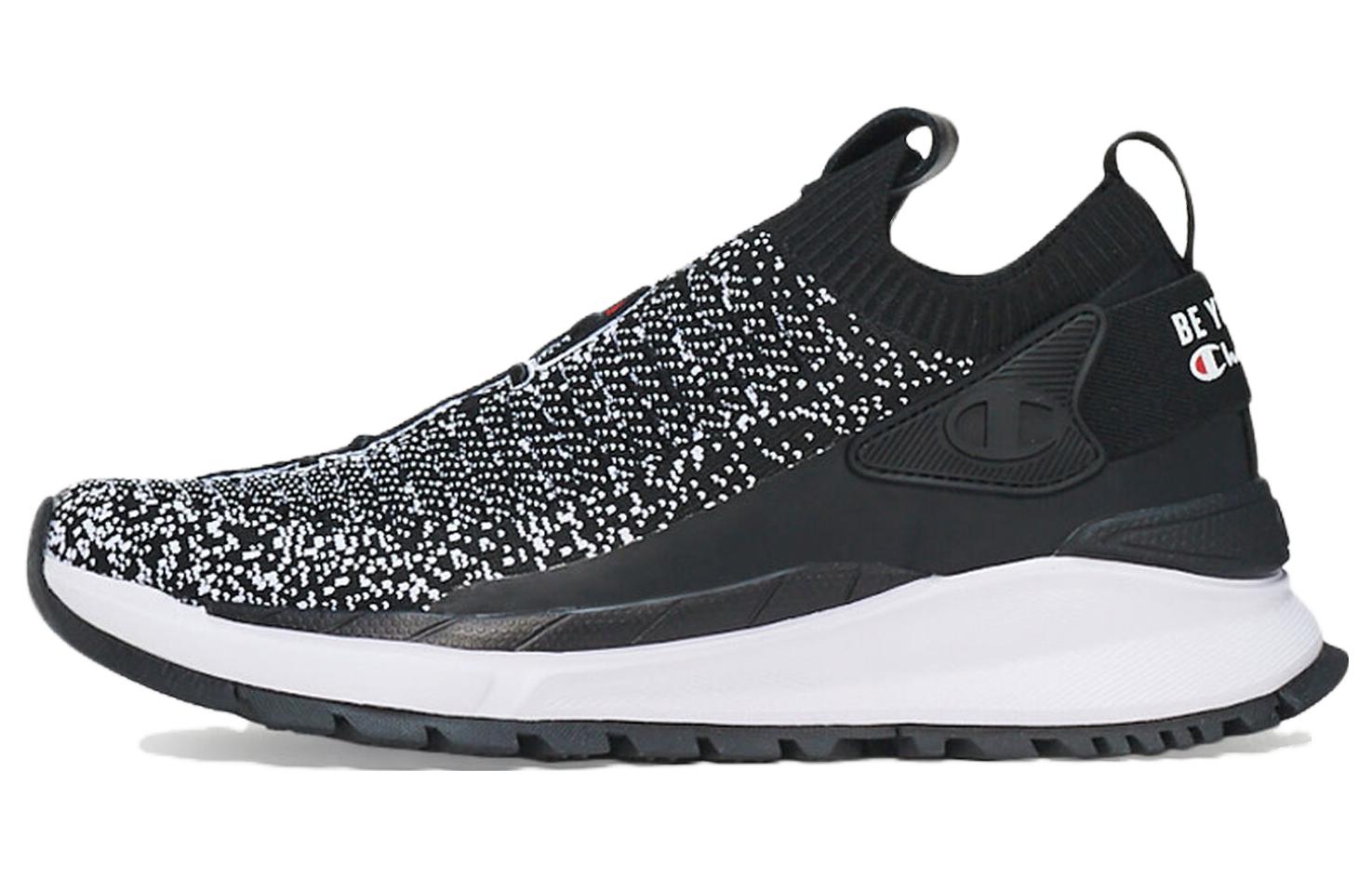 Champion Reflex Mingleknit Low 'Black White' CP102227Y