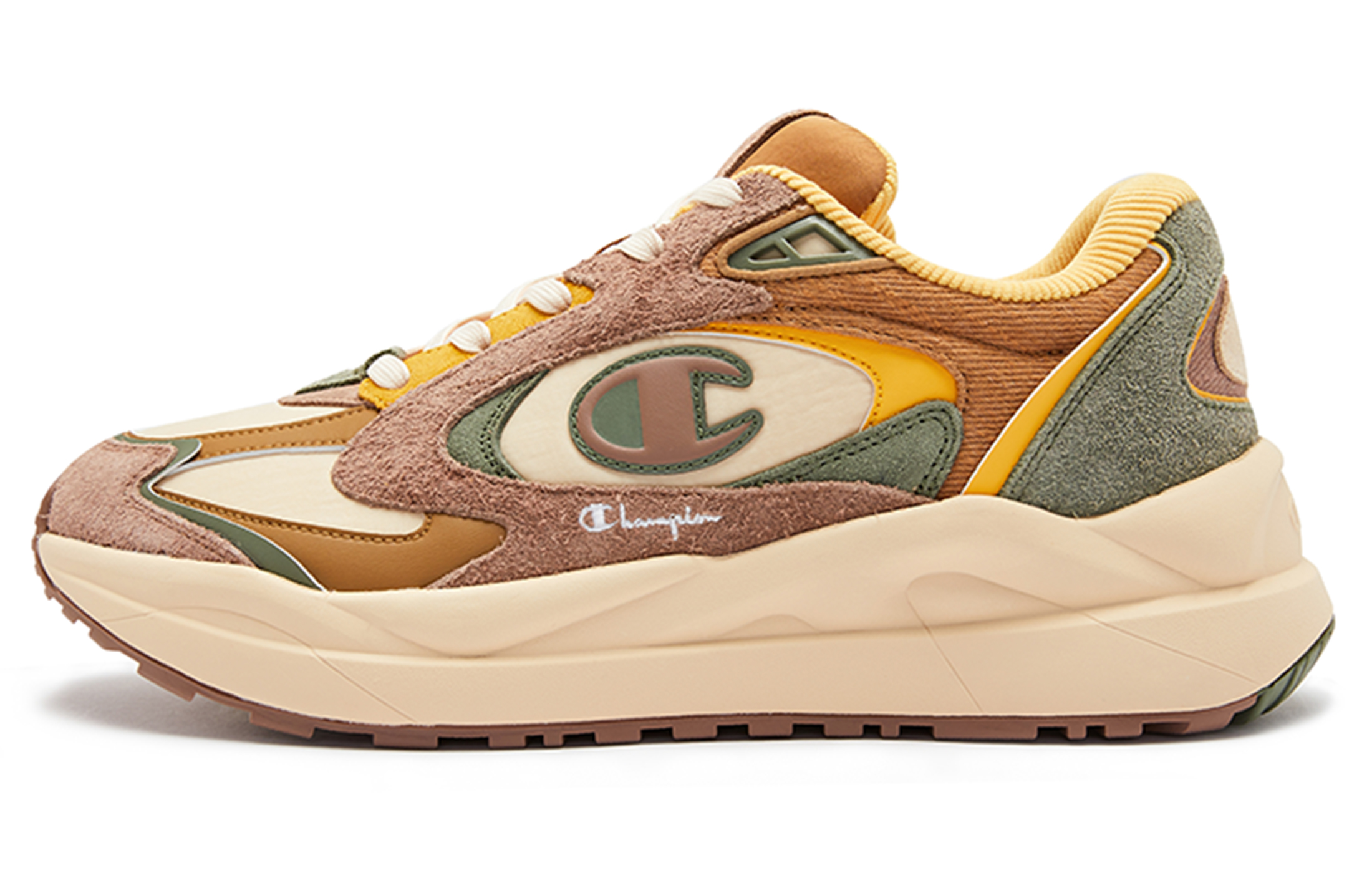 Champion Retro Sports 'Yellow Brown' U3DFCCM08H3