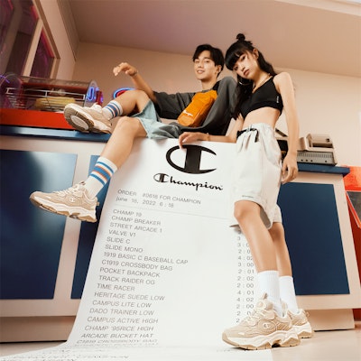 챔피언 레트로 챔프 19 로우 '카키 로고' (Champion Retro Champ 19 Low 'Khaki Logo') U3AFCCU04F1 Cheap 챔피언 레트로 챔프 19 로우 '카키 로고' (Champion Retro Champ 19 Low 'Khaki Logo') U3AFCCU04F1