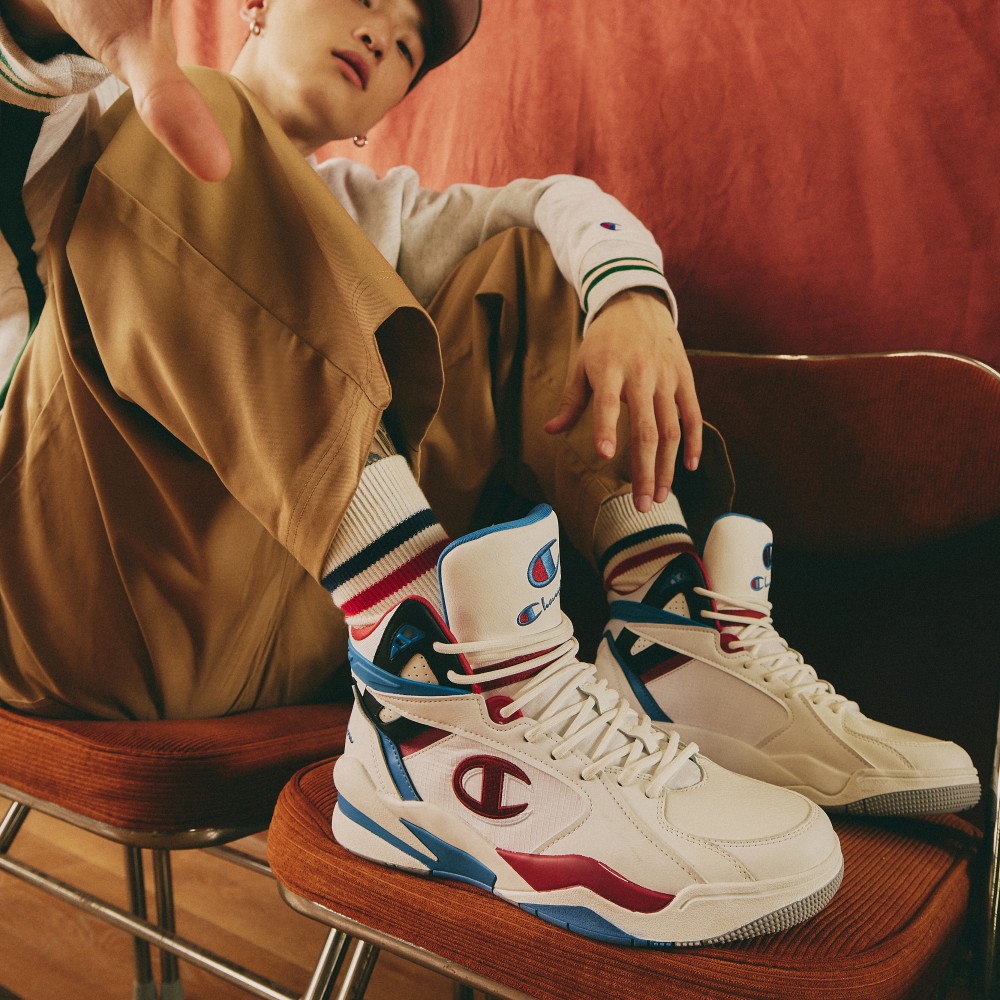 Details for Champion Retro Sports Champ ''95 ''Rice High'' Sneakers U3AFCBM03M1