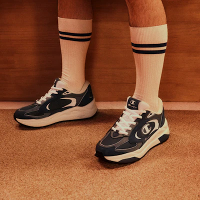 Champion Retro Sports Champ Breaker 2.0 ''Midnight Blue Smoke'' Sneakers U3AFCCM07M8 Sizing Champion Retro Sports Champ Breaker 2.0 ''Midnight Blue Smoke'' Sneakers U3AFCCM07M8