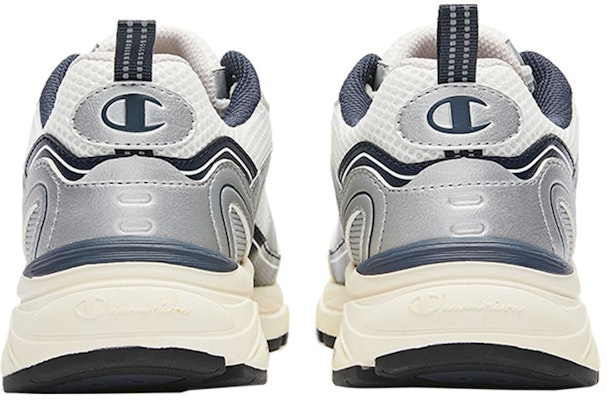 Champion Retro Sports Champ Racer 'Silver White & Midnight Blue' U3AFCRM02B1 Purchase Champion Retro Sports Champ Racer 'Silver White & Midnight Blue' U3AFCRM02B1