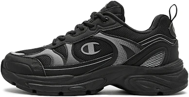 Champion Retro Sports Low 'Black Silver' U3CFCRM04U1 Champion Retro Sports Low 'Black Silver' U3CFCRM04U1