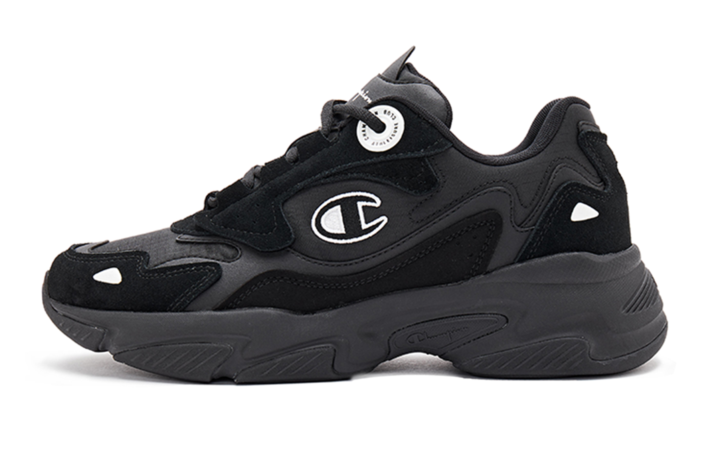 Champion Retro Sports Low Black 'Color Block Dad Shoe' U3CFCCM06U1