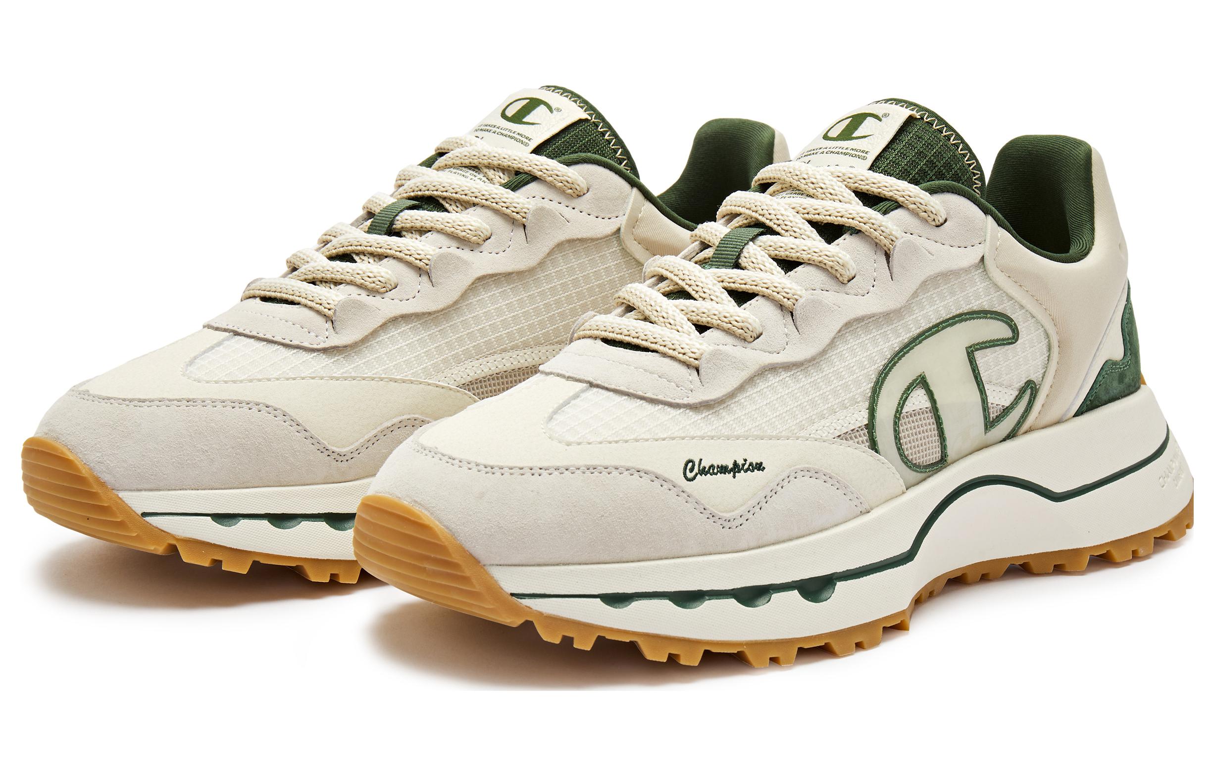 Lookbook Champion Retro Sports LuxRunner 1 'Simplified Vintage Low-Top Green' U3CFCRM02N1