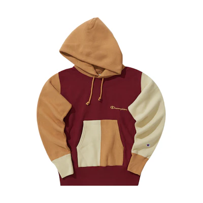 Champion Reverse Weave Embroidered Logo Colorblock Fleece Winter Sweatshirt Unisex C3-U118