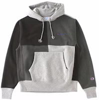 Champion Reverse Weave Embroidered Script Hoodie Black/Grey Unisex Winter Edition S3370-549724-K2Q Champion Reverse Weave Embroidered Script Hoodie Black/Grey Unisex Winter Edition S3370-549724-K2Q
