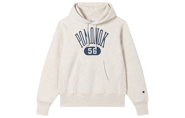 Champion Reverse Weave Fleece Hoodie Colorblock Logo Print Unisex Japan Edition U4CSWJM059