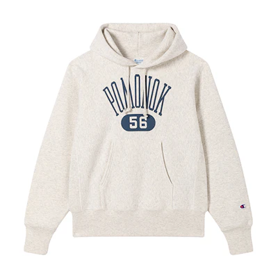 Champion Reverse Weave Fleece Hoodie Colorblock Logo Print Unisex Japan Edition U4CSWJM059