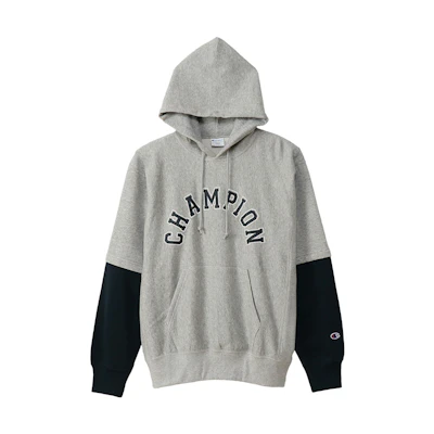 Champion Reverse Weave Patchwork Hoodie - Unisex Casual Japanese Style Gift Idea C3-U114