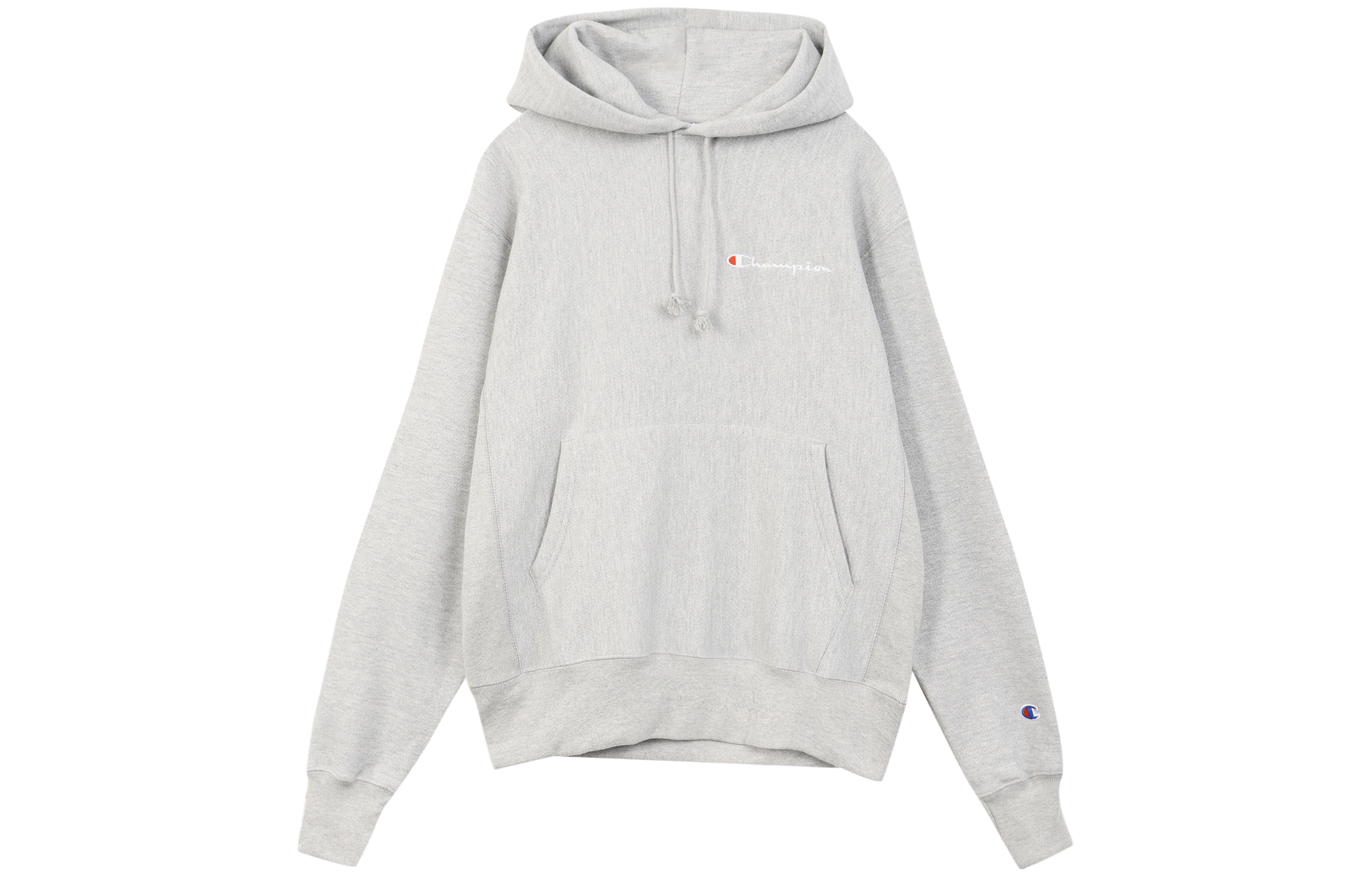 Champion Reverse Weave Small Script Fit Pullover Sweatshirt Unisex Light Gray GF68-Y06819-1IC