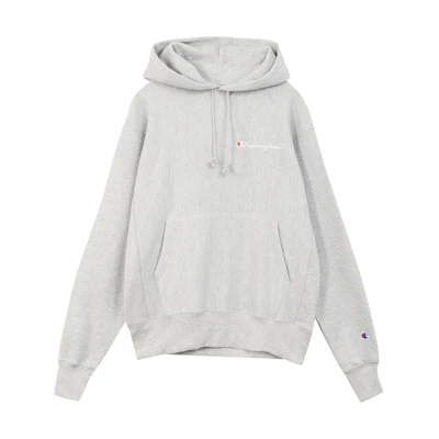 Champion Reverse Weave Small Script Fit Pullover Sweatshirt Unisex Light Gray GF68-Y06819-1IC