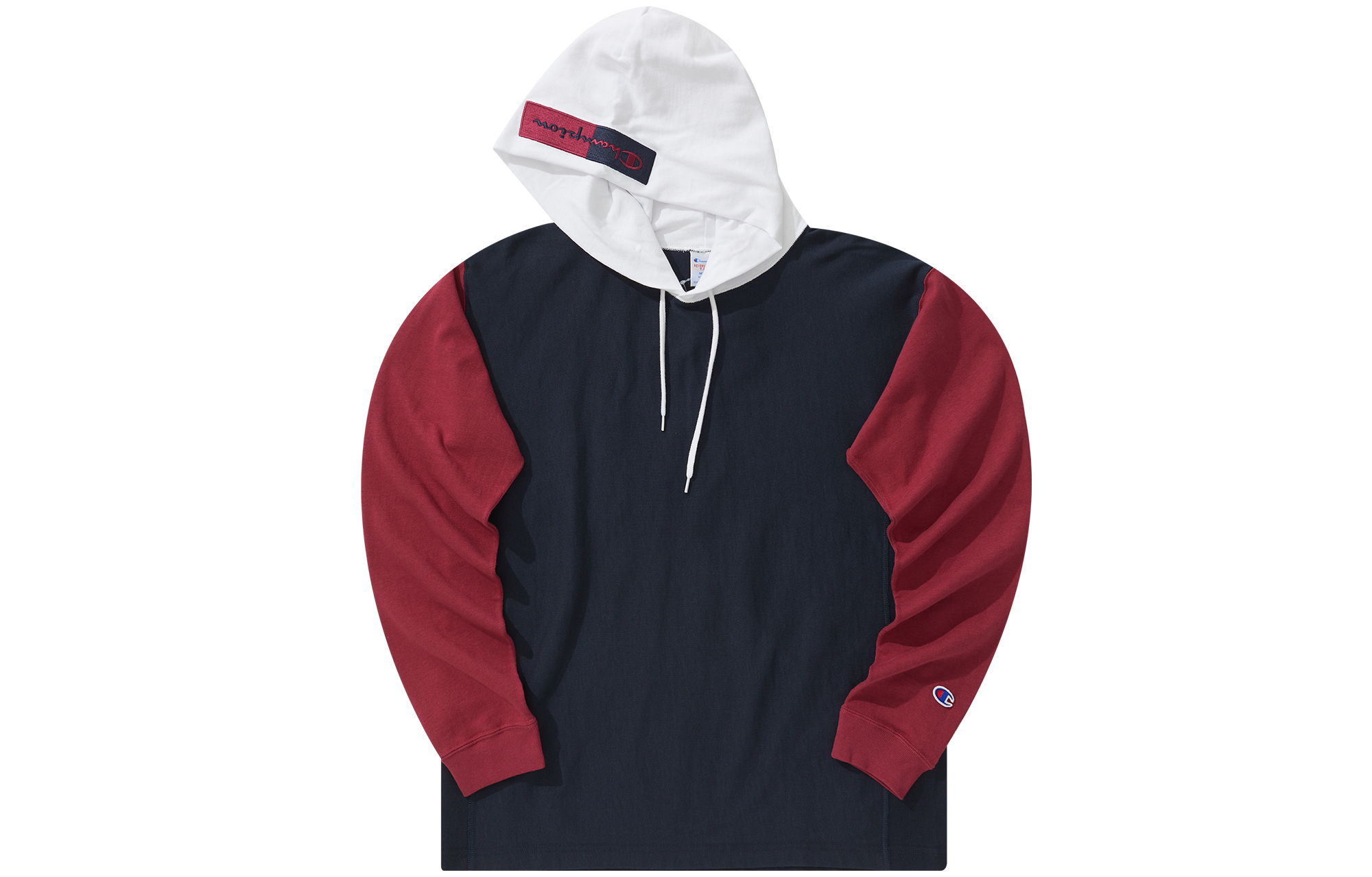 Champion Reverse Weave Vintage Colorblock Pullover Hoodie Japan Unisex C3-U424