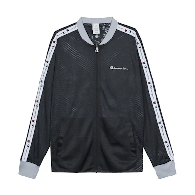 Champion Reversible Mesh Long-Sleeve Jacket Unisex Black (US Version) V9797-549733-618