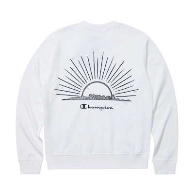 Champion Rochester Embroidered Script Logo Back Print Pullover Sweatshirt Unisex EW-TSW16