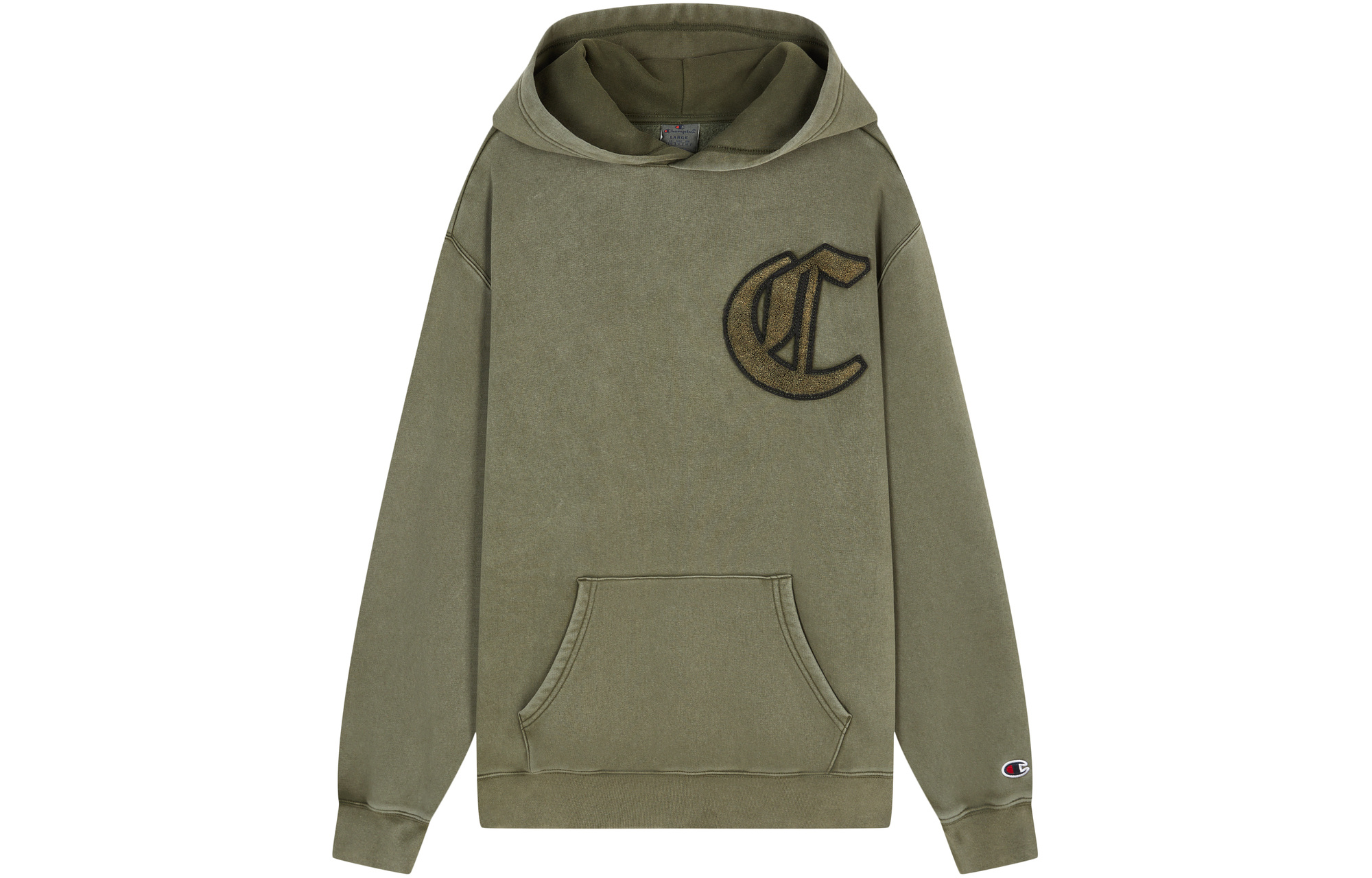 Champion Rochester Gothic Logo Vintage Washed Fleece Hoodie Unisex EM-YSW11
