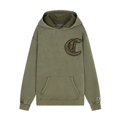 Champion Rochester Gothic Logo Vintage Washed Fleece Hoodie Unisex EM-YSW11