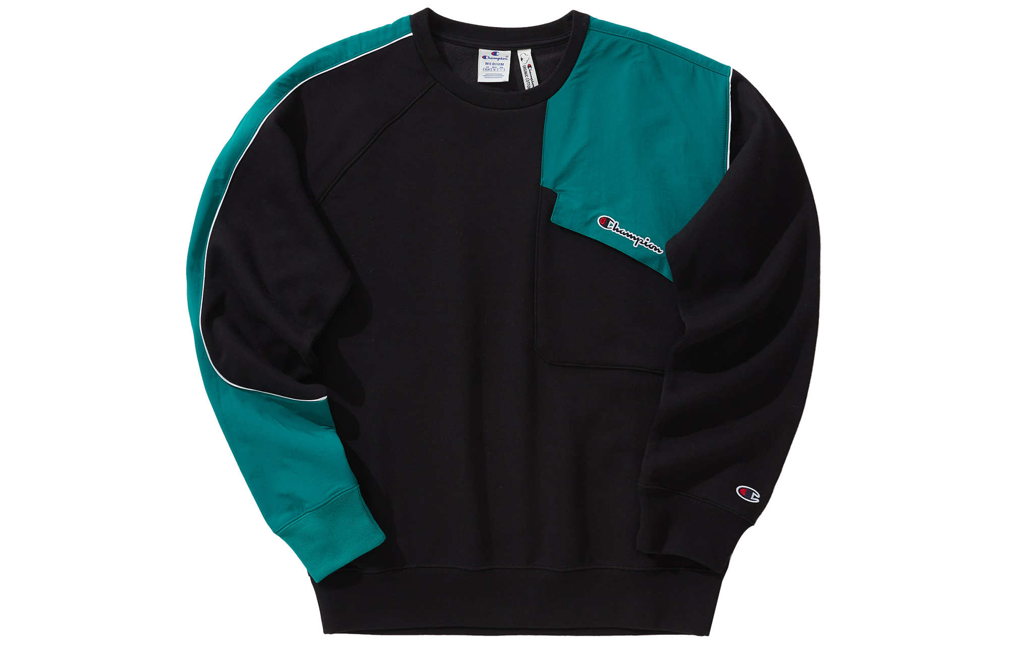 Champion Rochester Letter Logo Pullover Sweatshirt Unisex Casual Fleece Crewneck EM-USW15