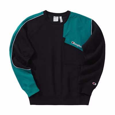 Champion Rochester Letter Logo Pullover Sweatshirt Unisex Casual Fleece Crewneck EM-USW15