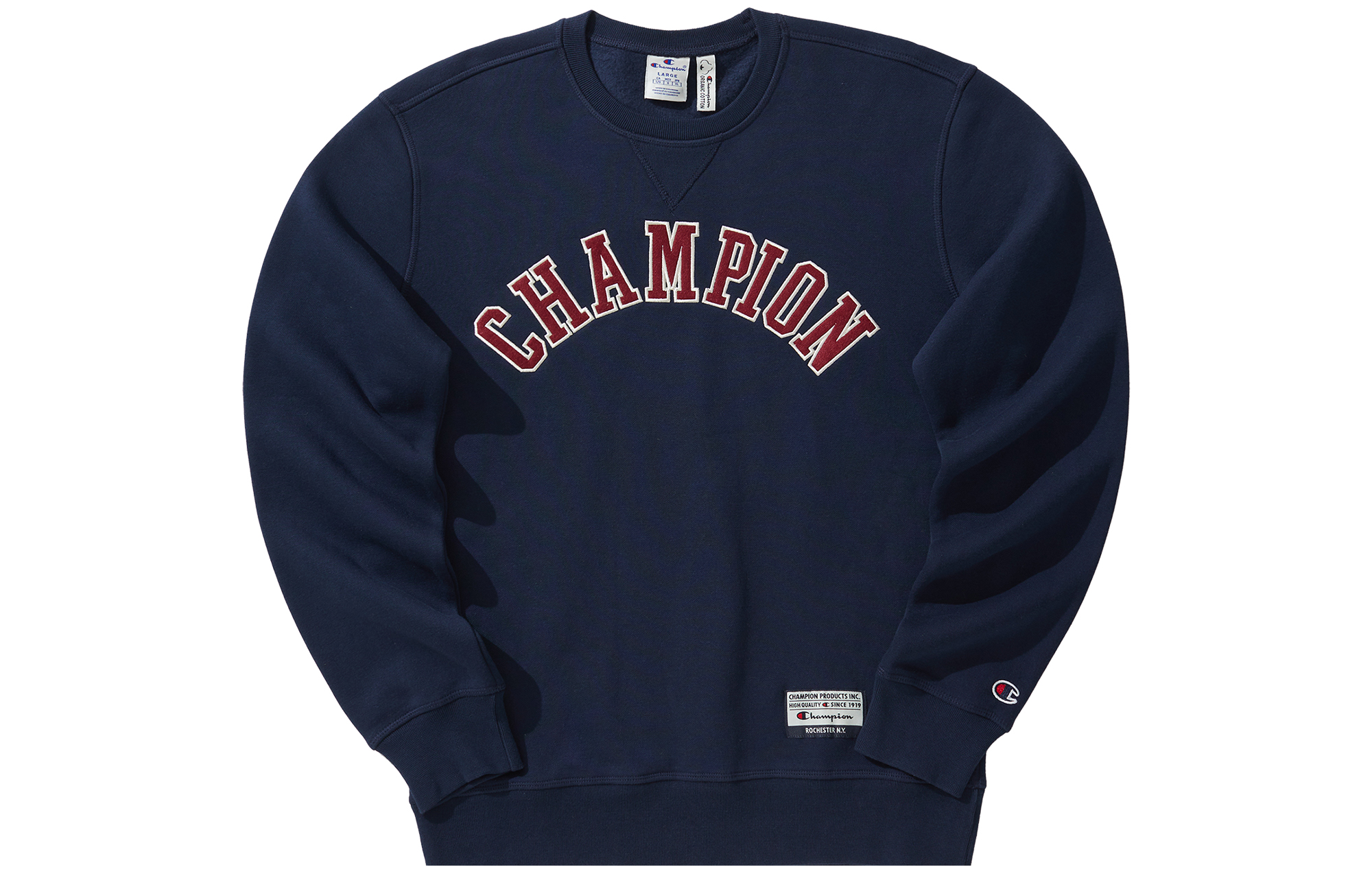 Champion Rochester Logo Crewneck Thickened Winter Sweatshirt Unisex Style EM-USW18
