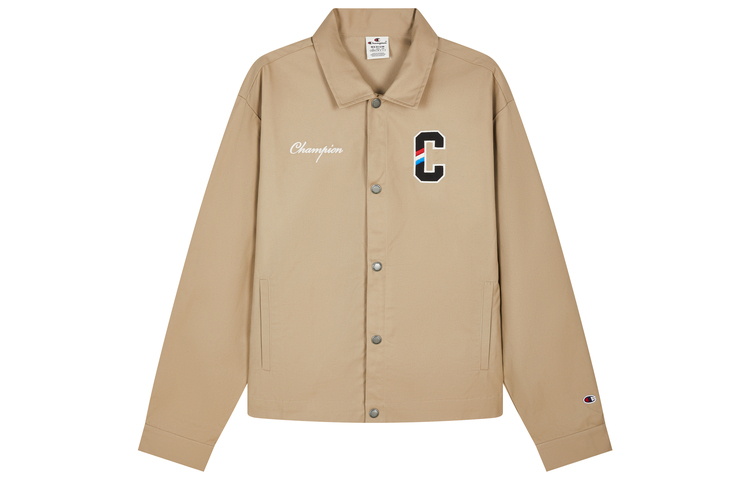 Champion Rochester SS24 Embroidered Logo Casual Zip-Up Jacket Unisex US Version U4AOTEM02