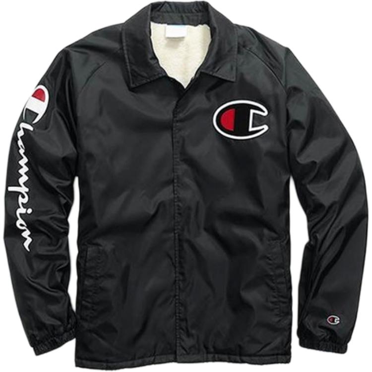 Champion RW High-End Sherpa Lined Jacket Black - Unisex US Edition V3699-003