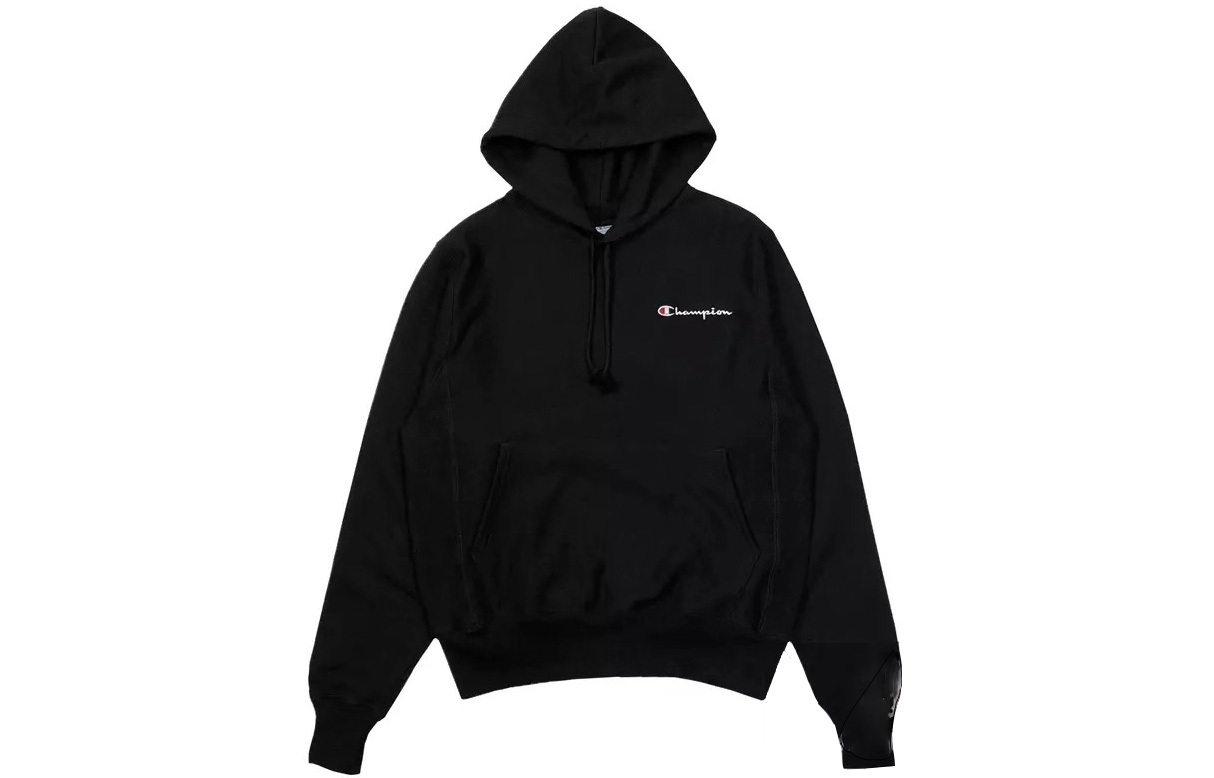 Champion RW Small Script Hoodie Pullover Unisex Black (US Version) GF68-Y06819-BKC