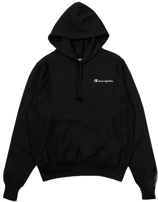 champion-rw-small-script-hoodie-pullover-unisex-black-us-version-gf-68-y06819-bkc